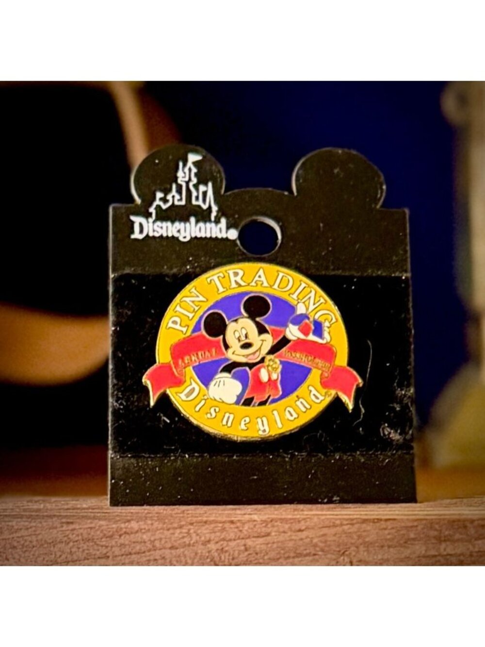 Mickey Mouse Pin Trading Annual Passholder Disneyland Enamel Pin